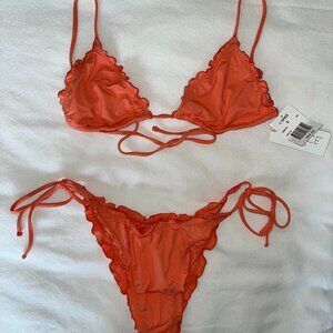 NEW L*space ruffle bikini